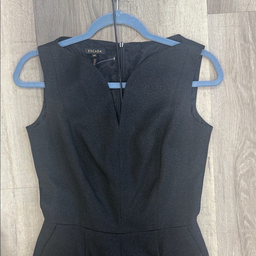 ❄️Escada Classic Black Jumpsuit - Picture 4 of 4